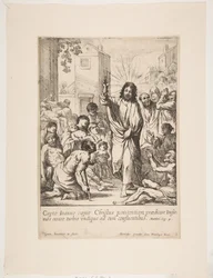 Cura dos enfermos Jesus Cristo cura muitas pessoas doentes na Galiléia.