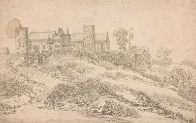 Uma casa senhorial e igreja Tudor