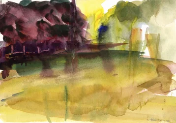 Parc in Normandy, 1992 (aquarela)