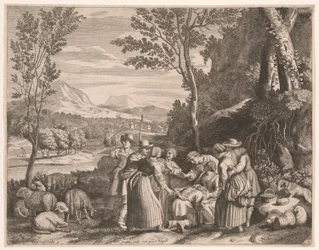 A bofetada, Prato 4 de Pastorales