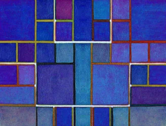 Grelhas azuis abstratas