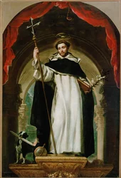São Domingos de Guzman (pintura sobre tela)