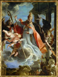 O triunfo de Santo Agostinho (pintura sobre tela)