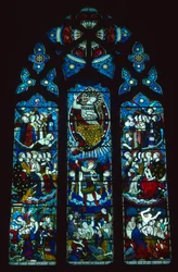 Janela ocidental representando o Juízo Final por Clayton e Bell, c.1860 (vitral)