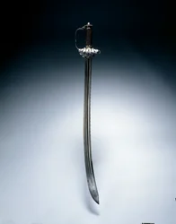 Espada de caça, c.1630 (aço e madeira)