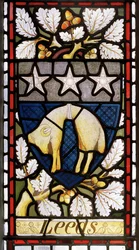 Heráldica de Leeds, 1867-71 (vitral)