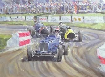 A primeira corrida no Goodwood Revival, 1998