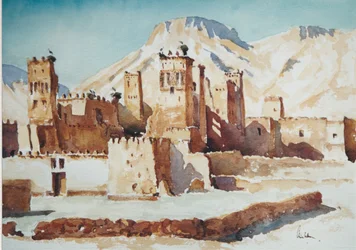 Tamdakht, manhã, 2000 (aguarela)