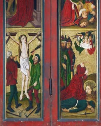 A lenda de Santa Margarida, altar do convento de Santa Madalena em Estrasburgo
