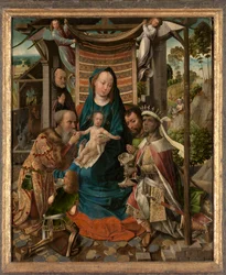 A Adoração dos Reis Magos (óleo sobre painel)