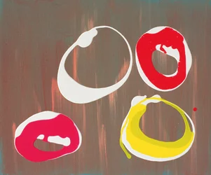 Young Flying Fish III, 1997 (acrílico sobre tela)
