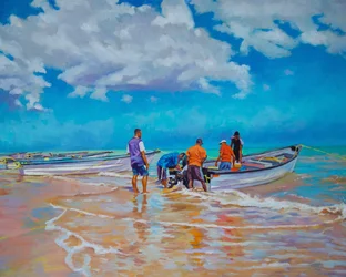 Esperançoso, 2021 (óleo sobre linho)