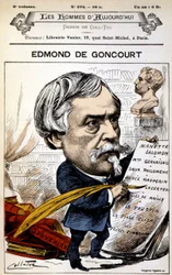 Edmond de Goncourt - por Coll-Toc (Coll Toc), em "Les Hommes d