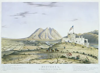 Monterey, do Morro da Independência, nos fundos do Palácio do Bispo. Como apareceu em 23 de setembro