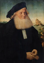 Retrato de um cavalheiro barbudo