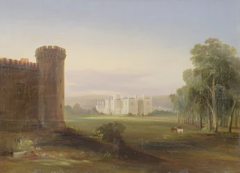 Casa do Governo e estábulos, Sydney, 1841