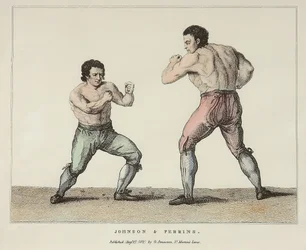 Johnson & Perrin (gravura colorida)