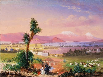 Uma Vista da Cidade do México