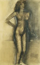 Nu em pé, c. 1945