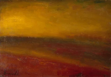 Sunset Landset Landscape (óleo sobre tela)