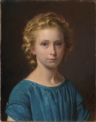 Margrethe Vullum em criança (nascida Lehmann)