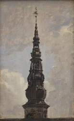 O Grande Pináculo do Castelo de Kronborg. Estudar