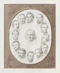 Thorvaldsen entre compatriotas na véspera de Natal de 1841 em Roma