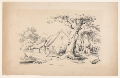 Casa de campo e duas árvores
A Paisagem (título da série)