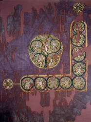 Coptic Art: Hanging with Harvest Love (4o século DC), Paris, Musee Du Louvre