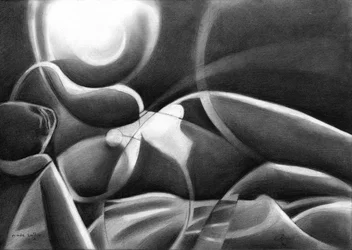 Mulher Reclinada (Abstrato)