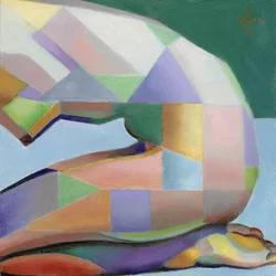Figura geométrica colorida