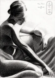 Forma feminina contemplativa