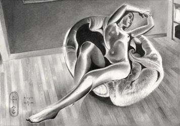 Figura nua elegante