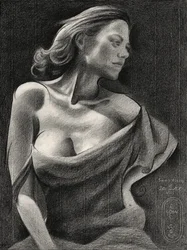 Retrato de uma mulher elegante