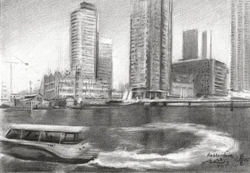 Esboço da cidade de Roterdão