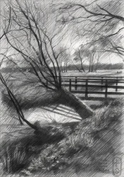 Paisagem rural de inverno