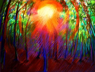 Luz da Floresta Vibrante