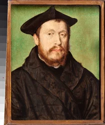Retrato de um homem Pintura de Corneille de Lyon (1500-1575)