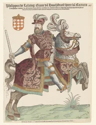 Retrato de Filipe de Lalaing a cavalo
