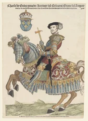 Retrato de Carlos de Orleães a cavalo