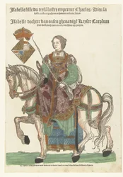 Retrato da princesa Isabel a cavalo