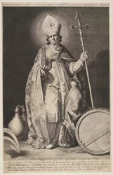 São Willibrord, placa 2, de Os Bispos de Utrecht