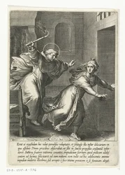 Thomas persegue a tentação A Vida de São Tomás de Aquino (título da série)