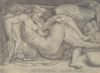 Leda e o Cisne, 1544-66.