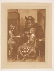 Senhor e senhora com página