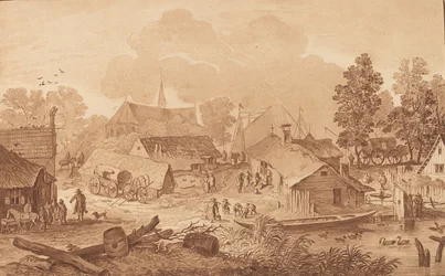 Aldeia com Lagoa, c. 1782.