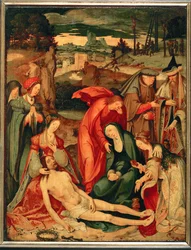 Deploração (pintura sobre madeira de carvalho)
