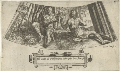 Esau vende o seu direito de primogénito
A história de Jacob e Esaú (título da série)