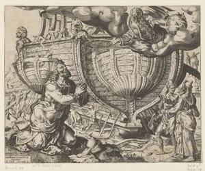 Deus ordena que Noé construa a arca A História de Noé (título da série)