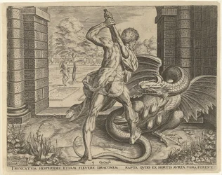 Hércules rouba as maçãs douradas das Hespérides
Obras de Hércules (título da série)